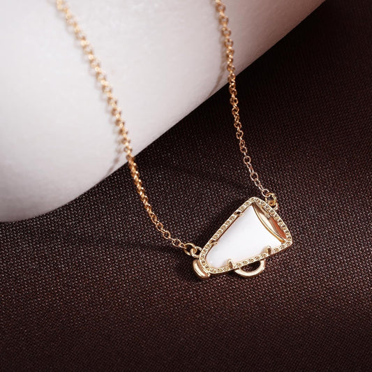 Cheerleader Gifts Cheer Necklace, Cheerleading Necklace for Women Cheer Team Gifts Pendant Charm Necklace V1188-WTJ-SJH-1584