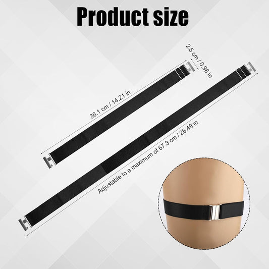 2pcs Thigh Garters for Women, Adjustable Thigh Garter Belts Plus Size High Elastic Fastening Leg Garters for V1188-WTJ-SJH-1602