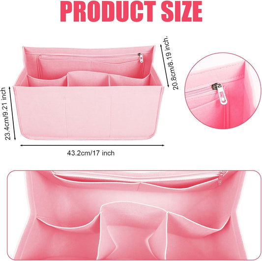 Rubber Beach Bag Organizer Compatible with Bogg Bag/Simply Southern Tote, Tote Organizer Insert Felt Bag V1188-WTJ-SJH-1741