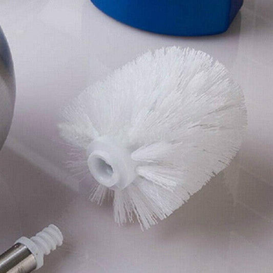2pcs Toilet Bowl Brush Replacement Head, Universal Toilet Brush Head, Plastic Replacement Toilet Bowl Brush V1188-WTJ-SJH-1970
