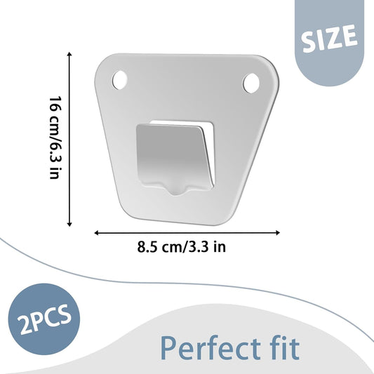 2-Set Wall Mounting Fan Bracket, Heavy Duty Wall Mounting Fan Bracket Holders for Oscillation Fans Solid V1188-WTJ-TLK-0548