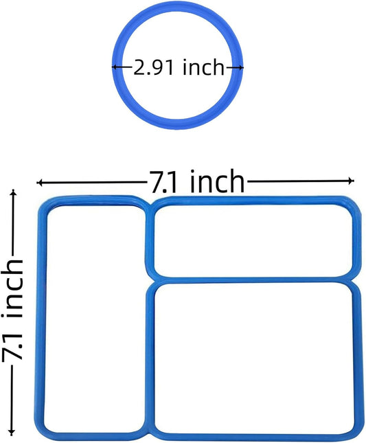 Vacuum Bottle Seal Gasket and Lid Seal Gasket Suitable For OmieBox - bento box accessories - Food-Safe V1188-WTJ-TLK-0782