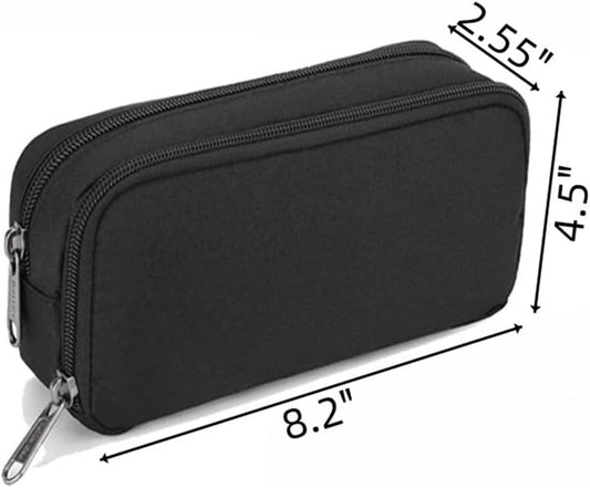 Pencil Case Large Capacity Pencil Pouch Aesthetic Pen Bag Office Stationery Organizer Simple Durable V1188-WTJ-TLK-0872