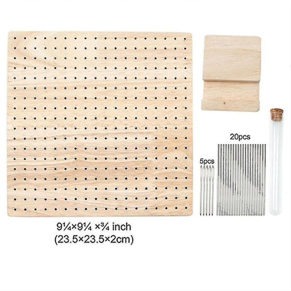 Boutique Wooden Crochet Blocking Board Knitting Blocking Mat with Bar Needles for Knitting & Crocheting V1188-XJCJ-100386