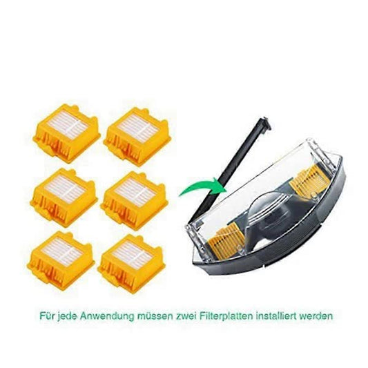 Compatible with iRobot Roomba 700 Series 760 770 780 Spare Parts Brushes Flexible Beater Side Brush HEPA V1188-XJCJ-127076