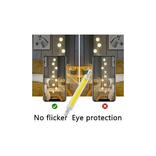R7S LED Bulb 20W Dimmable 2-Pack, 118mm 3000K Warm White 3000LM, 360-Degree Lighting Flicker-Free, Compatible V1188-XJQQ-14072-1