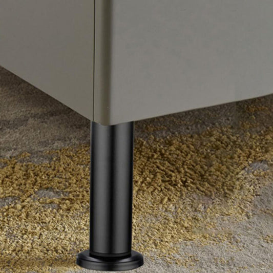Adjustable Furniture Legs - 18-30 cm Height Metal Support Feet Set of 4 for Sofa Divan Cabinet Bed Chair V1188-XY-L1011-0893