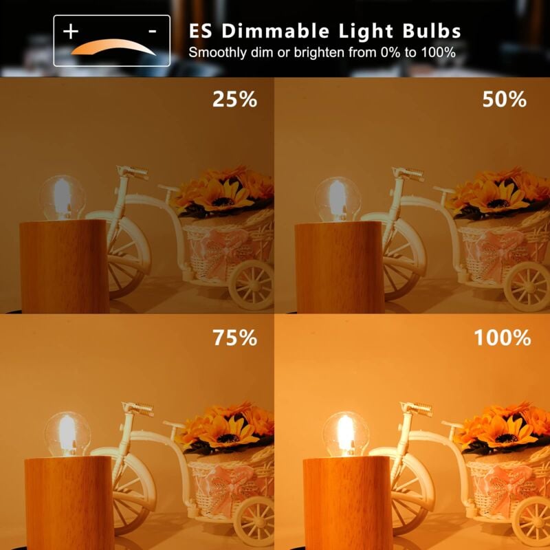 E27 Halogen Bulbs 6-Pack, 28W G45 Dimmable Warm White 2700K Golf Ball Clear Blub, Compatible with Chandeliers V1188-YG-FU1025-01882