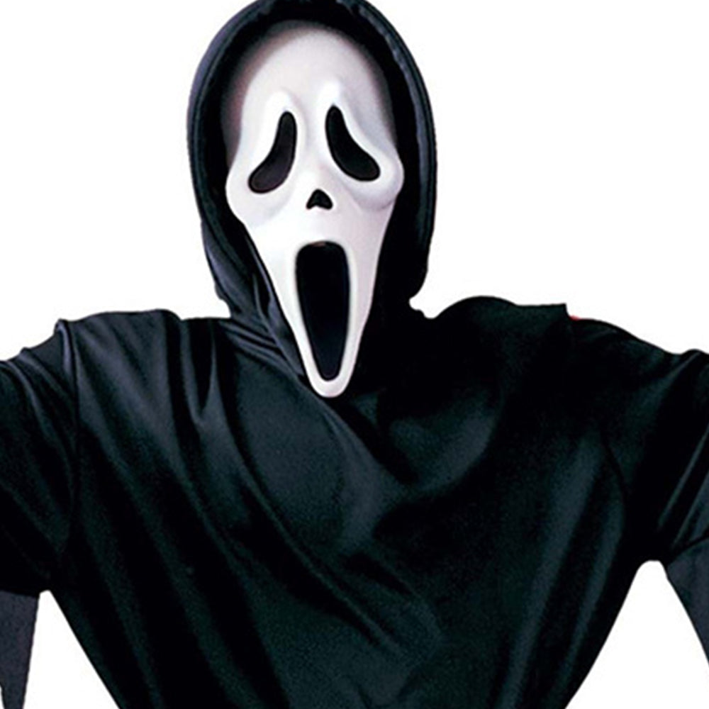 Scream Ghostface Black Halloween Costume Adult Men Size Scary Masquerade V1188-YSJ05-1-2
