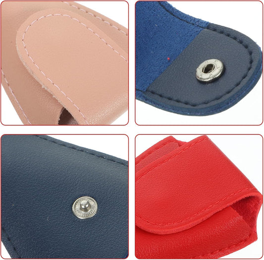 Nail Scissors Pouch Leather Pouch Holder Nail Cuticle Scissor Bag Nail Grooming Storage Case For Home Salon V1188-YT-A-1066