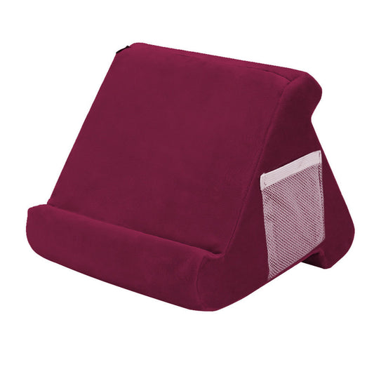 Foldable Tablet Pillow Holder Soft Red iPad Kindle Fire SamsungCompatible with V1188-YU108E-00085-1