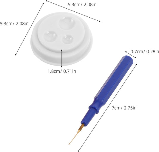 1 Set Plastic Watch Repair Kit Professional Plastic Watch Oiler Set for All Watches and Pocket Watches Small V1188-ZC-01-180