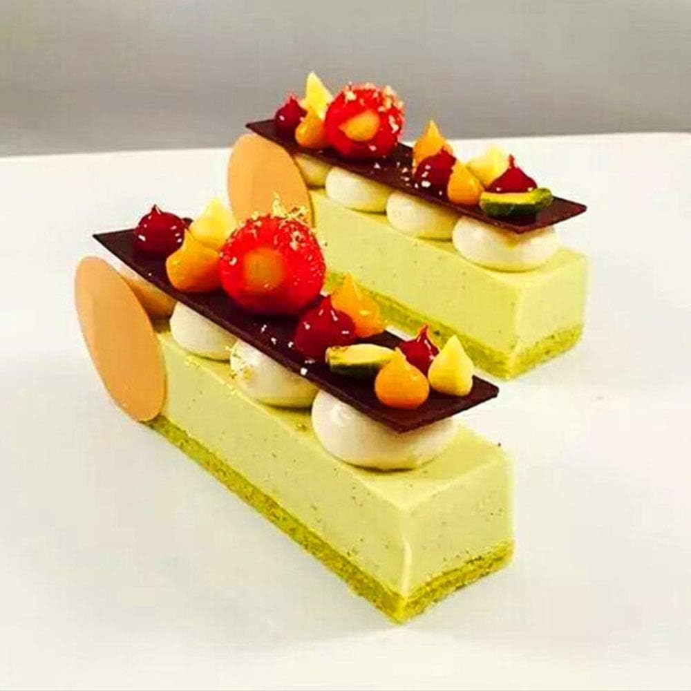 Mousse Mold 3-piece Set, Rectangle Ring Bakeware Tiramisu Cake Baking Cookie Cutters V1188-ZC-LHJ-214