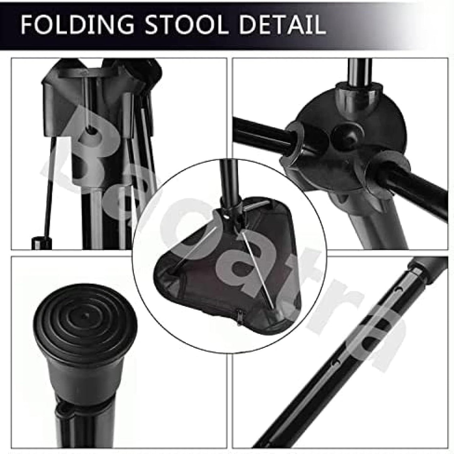 Portable Telescopic Stool - Lightweight Folding Chair for Camping & Fishing - Height Adjustable, Single Leg V1188-ZC-LHJ-272