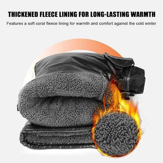 Cycling Gloves - 1 Pair - Extra Padded Cycling Gloves - Warm Gloves - Cycling Gloves - Scooter Gloves - Hand V1188-ZXY-10066