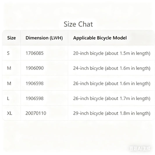 Bicycle Cover - Waterproof Bicycle Cover for 1 Bicycle - Mountain Bike Cover - Rainproof - Dustproof - V1188-ZXY-10078