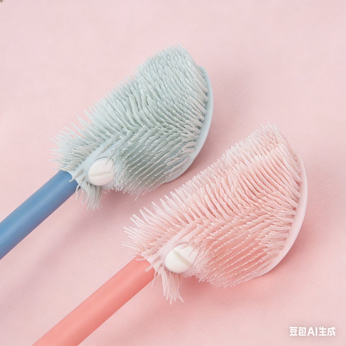 Silicone Bottle Brush - Long Handle 31cm for Deep Cleaning - Soft yet Effective Brush Head - Suitable for V1188-ZXY-10097