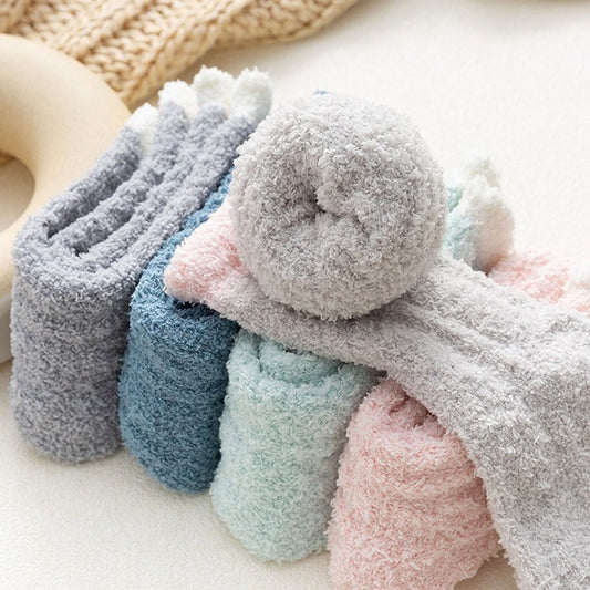 Slippers and socks - lounge socks - 7 pairs - Women's lounge socks - Soft and comfortable women's lounge V1188-ZXY-10110