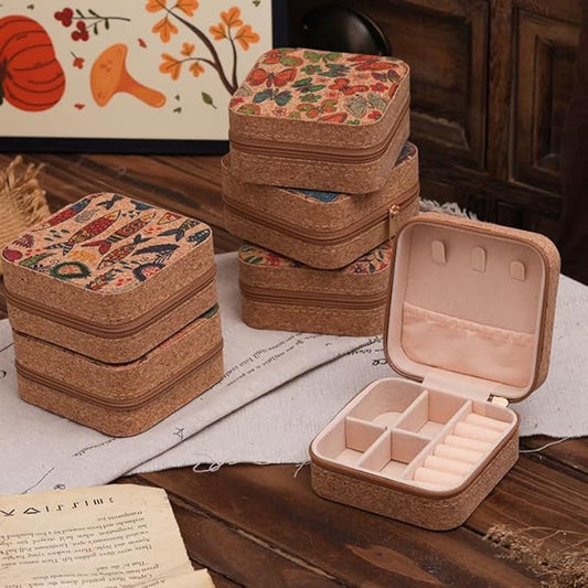 Jewelry Box - Vintage Style - Portable Storage Box - Jewelry Box - Can Store Earrings, Rings, Necklaces V1188-ZXY-10240
