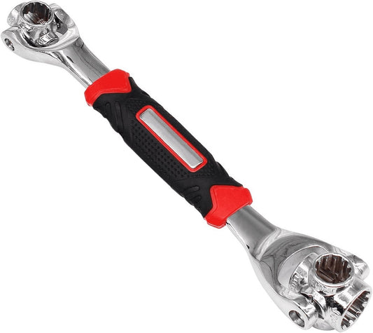 52-in-1 Socket Wrench - Adjustable Wrench - Universal Stainless Steel Wrench - Multifunctional Wrench - With V1188-ZXY-10313