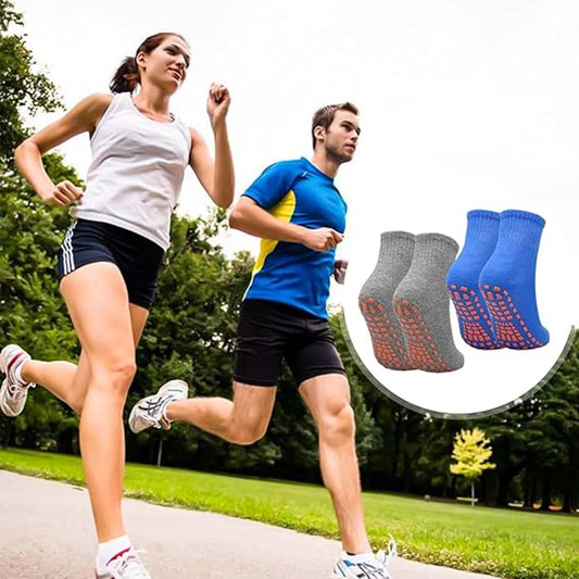 Non-slip socks (2 pairs) - Yoga socks - Non-slip yoga socks for women - Non-slip sports socks for adults - V1188-ZXY-10322