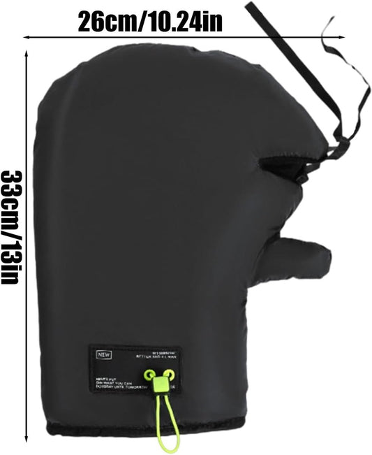 Cycling Gloves - Extra Padded Cycling Gloves - Warm Gloves - Cycling Gloves - Scooter Gloves - Hand Warmers - V1188-ZXY-10390