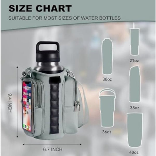 Magnetic Sports Bag with Adjustable Shoulder Strap - Includes Water Bottle Holder and Pocket - for Sports, V1188-ZXY-10457