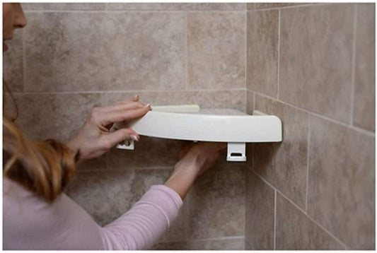 Triangular Shelf - Storage Rack - Bathroom Corner Shelf Triangular Handle Wall Mounting Bracket - Suitable V1188-ZXY-10479