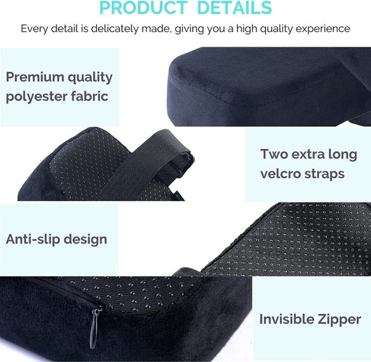 Armrests for chairs - Elbow pads - Armrests for office chairs - Gaming chair - with memory foam armrests - 5 V1188-ZXY-10518