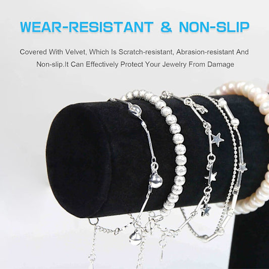 Bracelet Stand - Watch Stand - Flannel Bracelet Display Stand - T-Shaped Display Stand Jewelry Bracelet Watch V1188-ZXY-10574