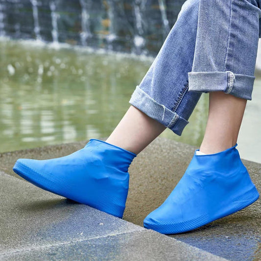Overshoes - 1 Pair - Waterproof Silicone Overshoes - Reusable, Non-slip, Suitable for Outdoor Activities V1188-ZXY-10665