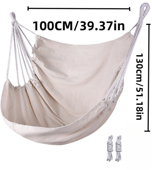 Hanging Chair - Portable Hammock - Comfortable Patio Chair - Suitable for Indoor and Outdoor Use - Maximum V1188-ZXY-10752