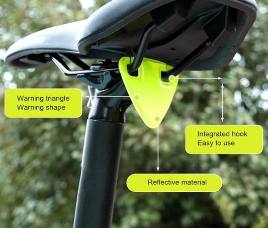 Reflective Stickers - Pack of 12 - Reflective Safety Markers for Night Riding - Highly Visible Bicycle V1188-ZXY-10796
