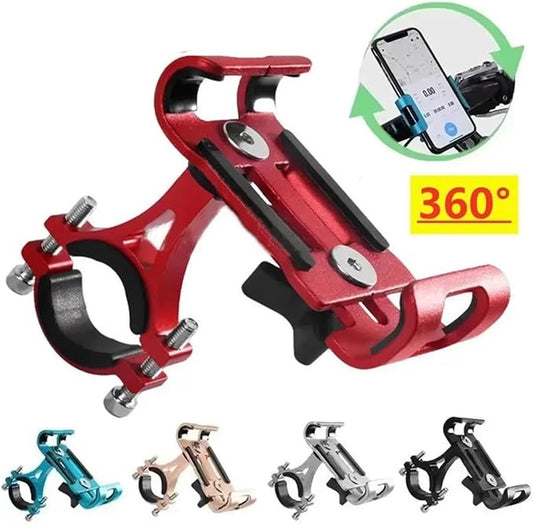 Phone holder for bicycle and motorcycle - Universal phone holder - 360 degrees rotatable and tiltable - V1188-ZXY-10836