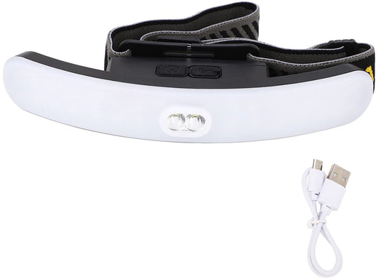 Headlamp LED Rechargeable - Headlight - COB Headlamp - 6 Light Modes - USB Rechargeable - Headlamp Flashlight V1188-ZXY-11068