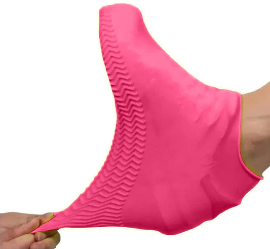 Overshoes - 1 Pair - Waterproof Silicone Overshoes - Reusable, Non-slip, Suitable for Outdoor Activities V1188-ZXY-11203
