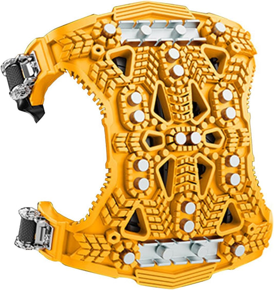 Snow Chain - Anti-Slip for Car Tires | Snow Chains - Steel Plate Snow Chains for Cars - Universal Type - V1188-ZXY-117-0046