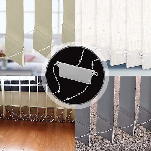 20m Blind Chain - Vertical Blind Mounts and 5 Chain Connectors - Vertical Blind Bottom Chain - Suitable for V1188-ZXY-131-051