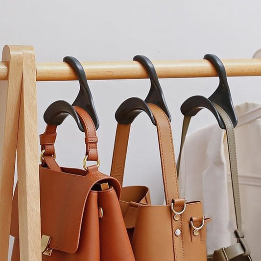 Clothes hanger - Wardrobe - Handbag organizer - Hook rack organizer for handbags and backpacks - 10 pieces V1188-ZXY-131-057