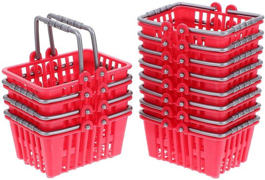 Children's shopping basket set 12-piece - small toys - shopping basket - model - children's play house - play V1188-ZXY-131-144