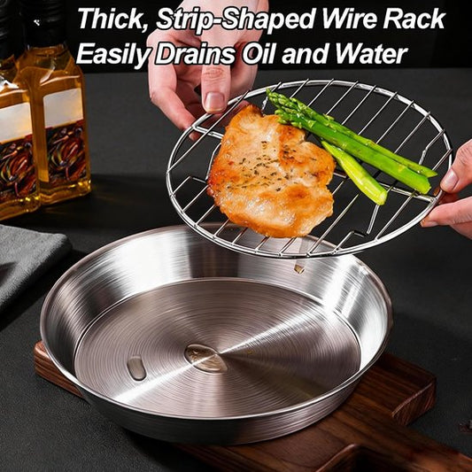 Baking tray for air fryer - Air fryer baking pan - Air fryer accessories - Baking tray with rack - Made of V1188-ZXY-131-247