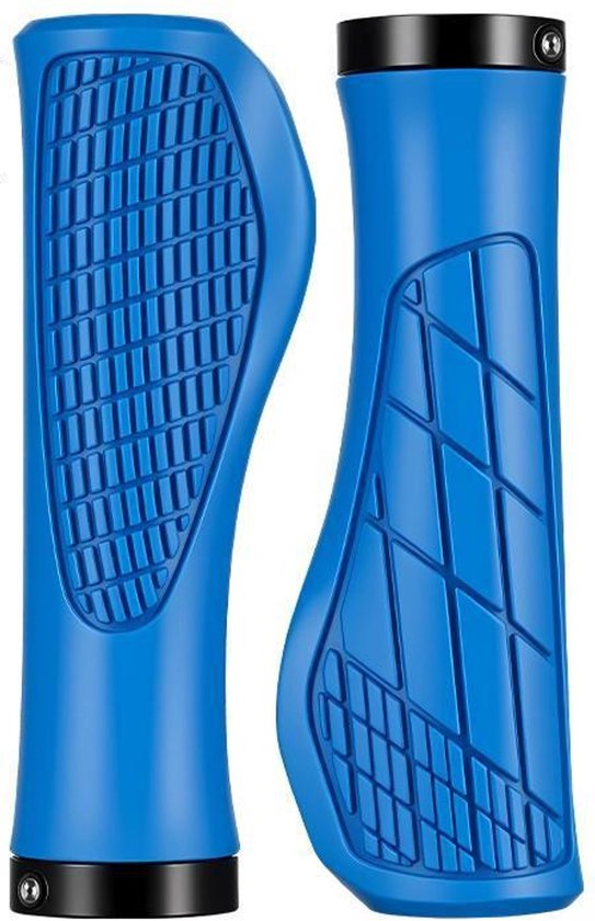 Bicycle grips - Mountain bike grips - 1 pair, including installation tools - Ergonomic bicycle grips | Blue V1188-ZXY-131-292