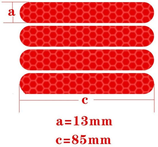 Reflective Tape (2 Colors) - Reflective Stickers for Bicycles - Warning Reflective Stickers - Suitable for V1188-ZXY-131-421