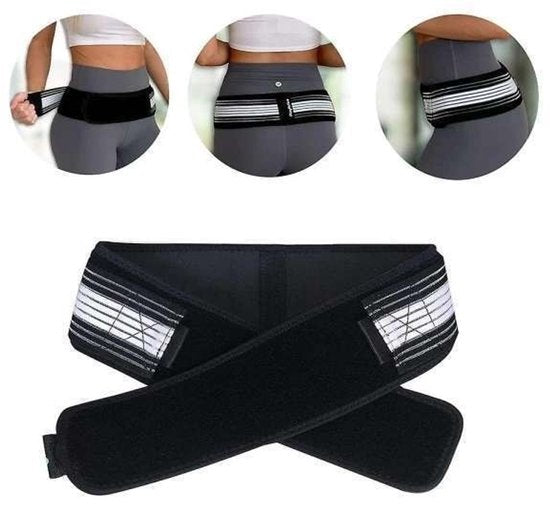 Hip Support Belt - Adjustable - Relieves Sciatica and Hip Problems Black - 120cm V1188-ZXY-131-447