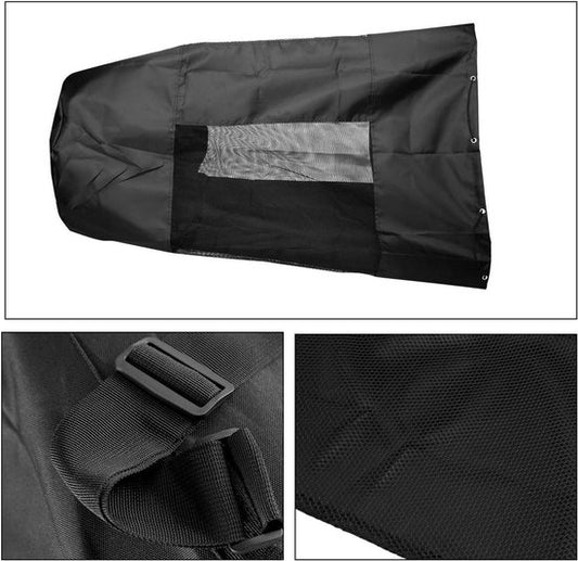Soccer Net Bag for 10-15 Balls - Large Waterproof, Sturdy Tennis Shoulder Pad, Football-Basketball-Volleyball V1188-ZXY-131-536