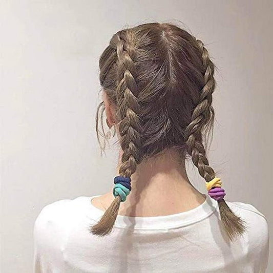 50-pack baby hair ties - multiple colors available - elastic mini hair ties - ponytail headbands - hair V1188-ZXY-131-591
