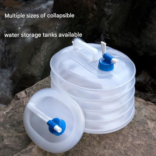 5 Liter Collapsible Water Bucket - Outdoor Picnic/Road Trip - Portable - Large Capacity Water Bucket - V1188-ZXY-131-600