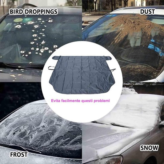Windshield Cover - 147*90cm Winter Car Windshield Cover - Antifreeze Window Snow Cover - Car Anti-Ice and V1188-ZXY-131-618