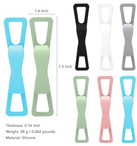 2-Pack Hand Rests for E-Readers & Tablets - Non-Slip & Comfortable to Hold - Suitable for 4.7-8 Inch Screens V1188-ZXY-131-732