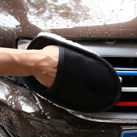 Car polishing cloth set - 2-piece set - polishing gloves - car wash gloves - car wash cloth - super strong V1188-ZXY-131-733